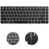 Picture of New Backlit Keyboard for HP EliteBook 840 G3 840 G4 745 G3 745 G4 848 G3, P/N 901042-001 903008-001 836308-001 6037B0126901 Silver Frame US Layout Laptop Keyboard (not with Pointer)