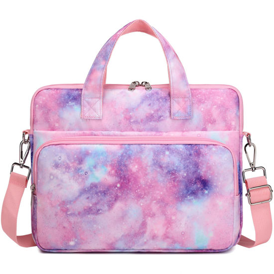 Picture of Octsky Tablet Sleeve Bag Kids Tablet Carrying Sleeve Bag 12.5 Inch Tablet Protective Bag with Shoulder Strap, Soft Lining