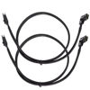 Picture of Saihisday Internal Mini SAS Cable, Mini SAS SFF-8087 to Right Angle SFF-8087 Cord, 90 Degree Right Angle SAS-A SAS-B SATA Cable Replacement for DELL POWEREDGE R310 R710 H700(2PCS)