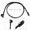 Picture of Saihisday Internal Mini SAS Cable, Mini SAS SFF-8087 to Right Angle SFF-8087 Cord, 90 Degree Right Angle SAS-A SAS-B SATA Cable Replacement for DELL POWEREDGE R310 R710 H700(2PCS)