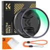 Picture of K&F Concept 72mm MC UV Lens Protection Filter with Filter Cap Cleaning Cloth Optical Glass Ultra Slim 28 Multi-Layer Coatings Camera Lens UV Filter (Nano-X Series)