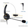 Picture of VoiceJoy Headset Headphones with Volume+Mute Control+Standard 2.5mm Plug Jack for Cisco SPA Series Spa303 Spa504g and Other, Polycom Soundpoint IP 320 330, Grandstream, Linksys,Cortelco