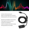 Picture of USB Sound Card USB to 3.5mm Jack Audio Adapter, USB to 3.5mm Jack Audio Sound Card Adapter, Adapter with Headphone and Microphone Jack for Kingston HyperX Cloud II