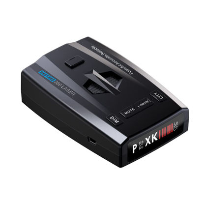 Picture of KACEPAR Car Radar Detector 360 Degree Monitoring, 4 Mode 3 Speed Measurement Method 3 Language, 300-1000m Long Distance Remote Warning, Radar Full Frequency Reception