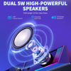 Picture of OFFSIR Computer Speakers, PC SoundBar, Gaming Speakers for PC Computer Laptop Desktop, Subwoofer Wired, RGB Speakers, USB Powered 3.5mm Aux