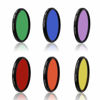 Picture of LingoFoto 6pcs Round Full Color Lens Filter Set Red Orange Yellow Green Blue Purple+ 6 Pockets Filter Pouch+3 Lens Cleaning Tool (52mm)