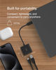 Picture of Belkin Connect USB-C to Ethernet + Charge Adapter 100W w/Gigabit Ethernet Port and USB-C Port - 10/100/1000 Mbps for Fast Internet Connection - Compatible with iPhone 15, Samsung Galaxy S24, & More