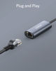 Picture of Anker USB C to 2.5 Gbps Ethernet Adapter, PowerExpand USB C to Gigabit Ethernet Adapter, Aluminum Portable USB C Adapter, for MacBook Pro, MacBook Air 2018 and Later, iPad Pro 2018 and Later, XPS