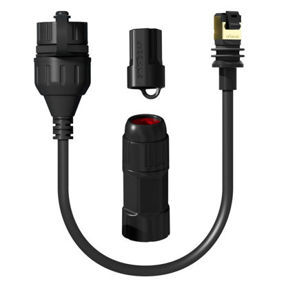 Picture of STARGEAR Starlink Ethernet Adapter Gen 3/Mini, Waterproof Starlink Cable Extension for Mini, Starlink Standard to RJ45 Coupler for Starlink V3 Dish and Router (1 Pack)