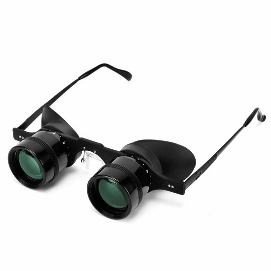 Picture of Professional Hands-Free Binocular Glasses for Fishing, Bird Watching, Sports, Concerts, Theater, Opera, TV, Sight Seeing, Hands-Free Opera Glasses for Adults (Green Film Optics)-Upgraded