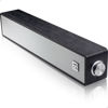 Picture of MICA Computer Speakers, Wired Computer Sound Bar, Wooden Mini Soundbar, USB Powered PC Speakers for Desktop Monitor, Laptop, Tablet, 3.5mm Aux Connection, Black (M30i)