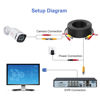 Picture of AIWIXEN 8 Pack 50ft/15M Video Power Cable, BNC Extension Security Camera Cable Wire for CCTV Surveillance DVR System, Included 16 x BNC Connectors and 100pcs Cable Clips