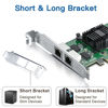 Picture of Gigabit Dual NIC with Intel 82576 Chip, 1Gb Network Card Compare to Intel E1G42ET NIC, 2 RJ45 Ports, PCI Express 2.1 X1, Ethernet Card with Low Profile for Windows/Windows Server/Linux
