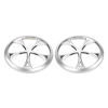 Picture of XMMT 5 Hole Chrome Front Speaker Grills Cover For Harley Touring Electra Street Glide Trike 2014-2022