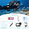 Picture of OctinPris Accessories Kit for Gopro Hero 12 11 10 9 Waterproof Housing Case Underwater Float Handle Silicone Sleeve Lens Cap Tempered Glass Screen Protectors Dive Filters Anti-Fog Inserts Bundle Set
