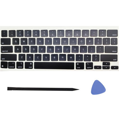Picture of Ojguct Replacement US Keyboard Full Set of Keycap Keys and Tool Applicable for ipad Pro/Air 11/13“ Magic keyboard (MKB-4)