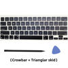 Picture of Ojguct Replacement US Keyboard Full Set of Keycap Keys and Tool Applicable for ipad Pro/Air 11/13“ Magic keyboard (MKB-4)