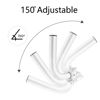 Picture of Adjustable Sturdy Universal Wireless Bridge Bracket Mount Kit, Pole and Wall-Mounted Mount for Outdoor Antenna Point to Point AP Access Point Client Bridge CPE (2-Pack)，Slinkdsco