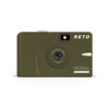 Picture of RETO Ultra Wide and Slim 35mm Reusable Daylight Film Camera - 22mm Wide Lens, Focus Free, Light Weight, Easy to Use (Olive)