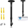 Picture of 2-Be-Best Upgraded Longer Projector Mount, Universal Extending Projector Ceiling Mount Projector Wall Mount with Extendable Length 15-24 in / 36-62 cm Adjustable 360° Angle Rotatable Black