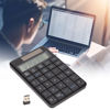 Picture of Portable 2.4GHz Calculator Number Pad with Receiver, 29 Keys 2 in 1 USB Keyboard Calculator, Mini Solar Power Smart Keypad and Office Calculators with Display