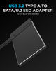 Picture of SABRENT USB 3.2 Type A to SATA/U.2 SSD Adapter Cable with 12V/2A Power Supply [EC-U2SA]