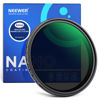 Picture of NEEWER 62mm True Color Variable ND2-ND400 Filter, Hard Stops Adjustable Neutral Density VND Filter with Multi Coated HD Optical Glass/Aluminum Frame/Water Repellent/Scratch Resistant