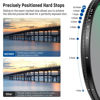 Picture of NEEWER 62mm True Color Variable ND2-ND400 Filter, Hard Stops Adjustable Neutral Density VND Filter with Multi Coated HD Optical Glass/Aluminum Frame/Water Repellent/Scratch Resistant