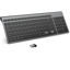 Picture of JOYACCESS Wireless Keyboard, J 2.4G Slim and Compact Wireless Keyboard with Numeric Pad for Laptop, MacBook Air, Apple, Computer, PC(Black and Grey)