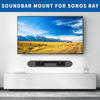 Picture of Soundbar Mount for Sonos Ray Wall Mount Bracket Easy to Install for Sonos Ray Mount Under TV - Heavy Duty Floating Sound Bar Mounts for Sonos Ray Soundbar Wall Mount, Black