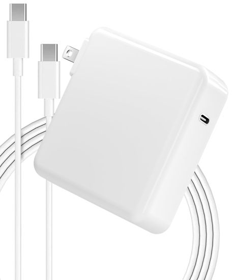 Picture of Mac Book Pro Charger - 118W USB C Fast Charger Power Adapter Compatible with USB C Port MacBook Pro/MacBook Air 16 15 14 13 Inch, New iPad Pro and All USB C Device, Include Charge Cable 6.6ft