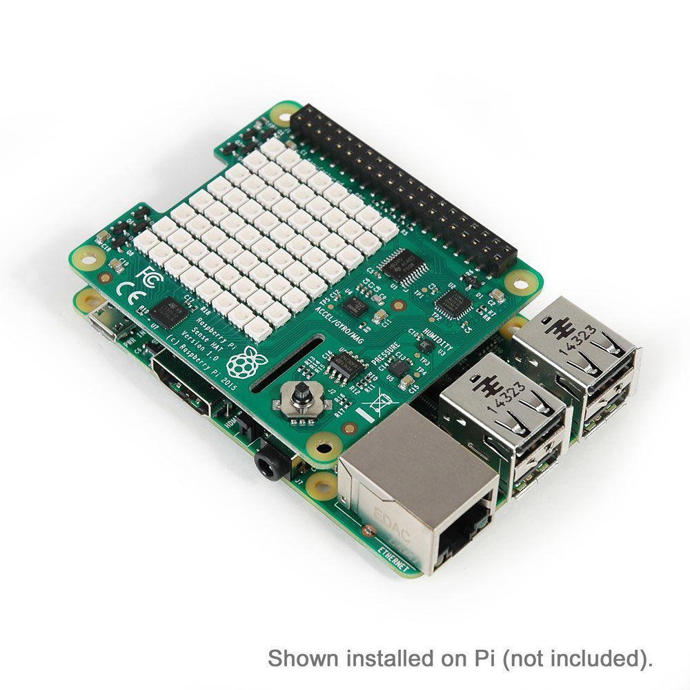 GetUSCart- Raspberry Pi RASPBERRYPI-SENSEHAT Sense HAT with Orientation ...