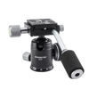 Picture of Panoramic Ball Head with Handle All Metal CNC Ball Head Camera Mount DMIDITIR Tripod Head with Arca Swiss Quick Release Plate for Tripod, Monopod, DSLR, Camcorder, DV, Telescope, Hunting (Titanium)