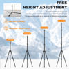 Picture of COMAN Extendable Photography Light Stand, 6.23ft Adjustable Aluminum Light Tripod with 1/4'' Screw, Portable Reverse Folding Studio Lighting Stand for Strobe Light, Softbox, Cameras, Flash Lights