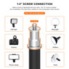 Picture of COMAN Extendable Photography Light Stand, 6.23ft Adjustable Aluminum Light Tripod with 1/4'' Screw, Portable Reverse Folding Studio Lighting Stand for Strobe Light, Softbox, Cameras, Flash Lights
