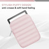 Picture of Clezolraa 6-7 Inch Puffy Sleeve Case for All-New 6.8" Kindle Paperwhite 11th Gen 2021, 6" Kindle 11th Gen 2022/10th Gen 2019, Oasis, iPad Mini 6, Protective Pouch Sleeve Bag Carrying Case, Rose Gold
