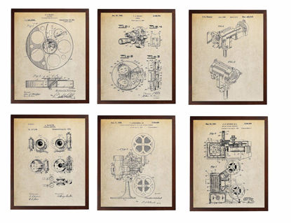 Picture of Turnip Designs Film Reel 1915 Color Filter Camera Shutter Film Projector Stage Light Patent Poster Motion Picture Film Making Vintage TDP249
