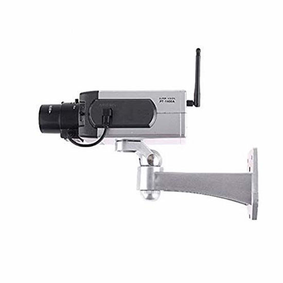 Picture of Motion Detection Led Flashing Dummy Camera Imitation CCTV Movement Function Scaring Monitor IR Led Flash Move Fake Gun