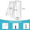 Picture of Outdoor Keypad Cover Protector,Clear Flip Cap Doorbell Rain Cover,Doorbell Cover Weatherproof,Access Control Rain Cover Compatible for Ring Doorbell/Door Keypad/Lock Keypad/Employee Time Clock