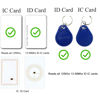Picture of RFID Reader,Ajfwm 125KHz/13.56Mhz Dual Frequency RFID Scanner Read 1326 Family Proximity Cards & EM4100 ID IC NFC Card Access Control System Home Again