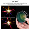 Picture of NEEWER 58mm Colorful Starlight Brushed Camera Lens Filter, Special Effects Filter with Anamorphic Flare, Shinning Starburst Lens Filter, Photography Prism Lens Filter, Camera Lens Accessory