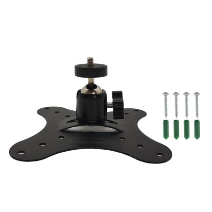 Picture of NVRTTRR Vertically Mounted Projector Bracket Wall-Mounted Universal Ceiling Wall Projector, 1/4" Screw, Camera Bracket Mini Projector Bracket（2.36in）