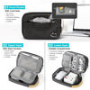 Picture of Travelkin Cord Organizer Travel, Electronic Organizer Travel Case, Cable Organizer Bag For Cords,Chargers Phone, Sd Card,Usbs (Black)