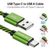 Picture of Teyssor USB C Cable 10FT 5-Pack Nylon Braided USB A to Type C Charger Cable Fast Charging Cord Compatible with Samsung Galaxy S24 S23 S22, Note 20 10 9 8, Moto G7 G8 Type C Cable