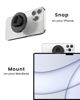 Picture of SODI Continuity Camera Mount for Desktop Monitor & iMac Compatible iPhone Webcam Mount with Mag-Safe for Mac and Displays, Mac OS Ventura, Work for Facetime, Desk View, Black