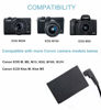 Picture of Kimaru ACK-E12 AC Power Adapter DR-E12 DC Coupler LP-E12 Dummy Battery Kit for Canon EOS M10, M50, M50 Mark ii, M100, M200, EOS M M2,Kiss M M2 Cameras.
