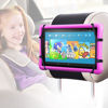 Picture of afontoto Anaoer Car Headrest Mount Silicon Holder, Universal Tablet Holder in Back Seats, Car Mount Angle-Adjustable Car Headrest Holder Fits All 7-12.9 inch Tablets/Game Machines