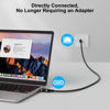 Picture of USB C to Ethernet Cable 4FT, Type C to RJ45 Cord, Directly Connected, Gigabit LAN Network, Thunderbolt 3/4 Compatible, for MacBook Pro/Air, iPad Pro, iPhone 15 Series, Galaxy, Smartphone, Laptop, PC