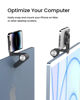 Picture of SODI Continuity Camera Mount for Desktop Monitor & iMac, Detachable iPhone Webcam Mount, Adjustable Magnetic Phone Stand for iPhone 16 Pro Max Plus Mini 15/14/13/12 and Mac OS Ventura