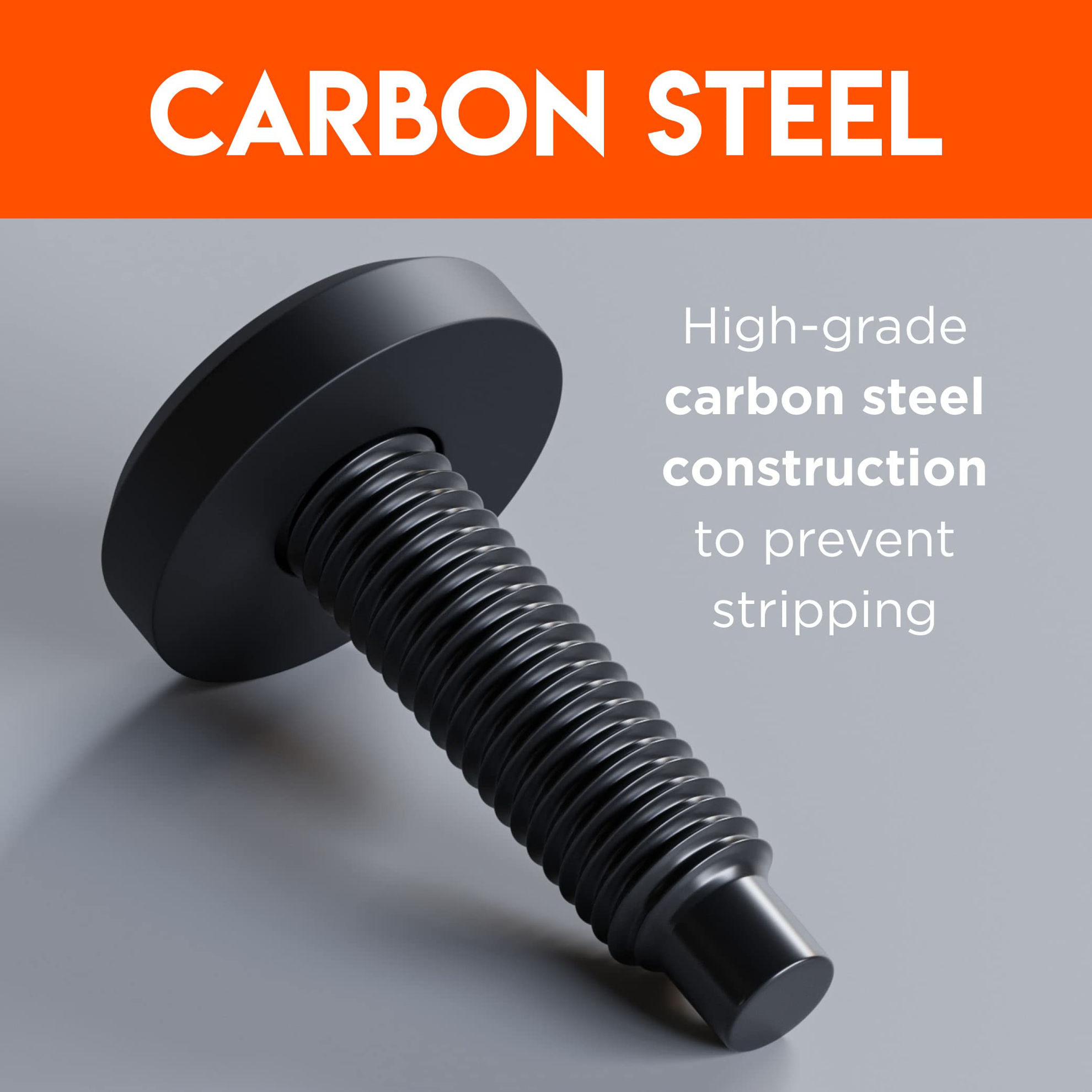 GetUSCart- ECHOGEAR Rack Mount Screws 100 Pack - 10/32 Steel Screws ...